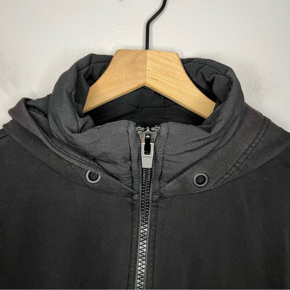Athleta Victory Long PrimaLoft Hooded Full Zip Jacket in Black S - Picture 5 of 11